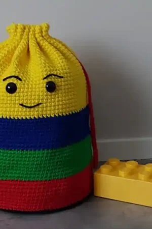 Merkproduct Speelgoed tas Mads met trekkoord haken - Hobby Gigant haakpakket