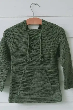 Merkproduct Kindertrui Hoodie haken - Hobby Gigant haakpakket