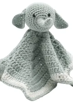 Knuffeldoekje Olifant haken - Hardicraft haakpakket Actieprijs