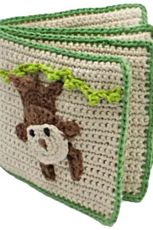 Laatste Kans Zacht babyboekje Jungle haken - Hardicraft haakpakket