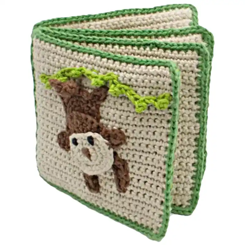 Laatste Kans Zacht babyboekje Jungle haken - Hardicraft haakpakket