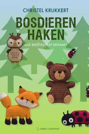 Bosdieren haken - Christel Krukkert haakboek Hoge Kwaliteit