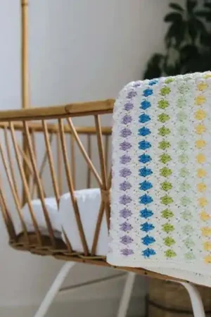 Babydeken haken voor de wieg haken - Durable Cosy Fine haakpakket Koopje