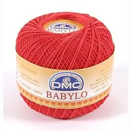 Weekendaanbieding DMC Babylo nr.20 kl.666 rood oranje 50gram
