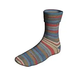 Voordeelprijs Lang Yarns SuperSoxx Color 4ply FjordSoxx kl.540 sokkenwol