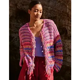 Korting Lana Grossa dames vest breien van verschillende draden (F71,M1)