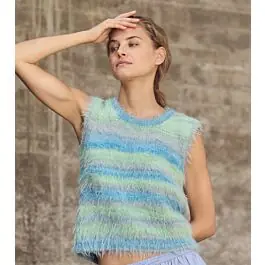 Aanbieding Lana Grossa dames top rondbreien van Basta Mista (LB20,M11)