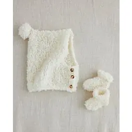 Alleen Vandaag Phildar baby sokjes breien van Alpaca Bouclé (261,M23)