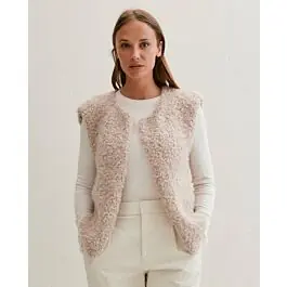 Beperkt Aanbod Phildar makkelijk dames gilet breien van Phil Alpaga Bouclé (262,M18)