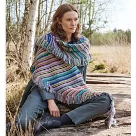 Beste Prijs Lana Grossa driehoekige stola breien van Farfalla en Cashmere 16 fine (DC9,M9)