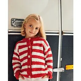 Beperkt Aanbod Phildar gestreept kinder vestje breien van Phil Baby Doll (256,m5)