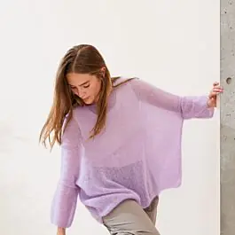 Actieprijs Lana Grossa zomerse trui breien van Silkhair (LB18,M28)