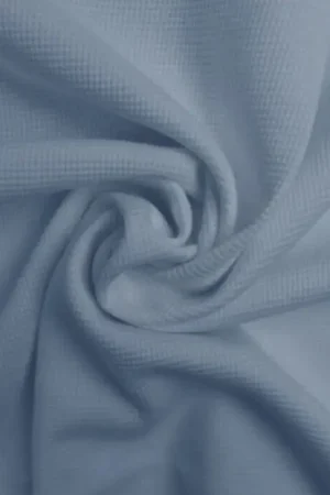 Tijdelijk Beschikbaar Katoen Wafelstof Gebreid Hemelsblauw