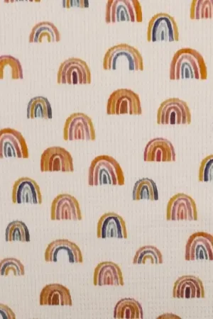Wafelkatoen Watercolour Rainbows Direct Beschikbaar