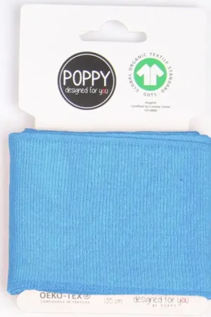 Gratis Verzending Cuffs Boordstof Tricot Turquoise