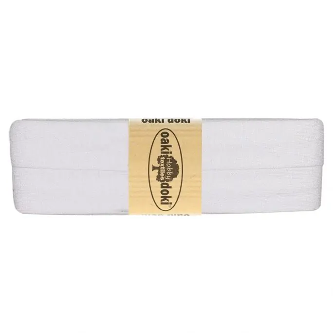 Gereduceerde Prijs Biasband Stretch Jersey 300 - Wit