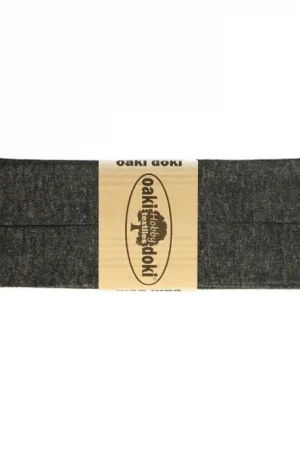 Snelle Levering Biasband Stretch Jersey 068 - Gemêleerd Donker Grijs