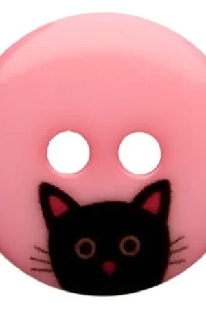 2-Gats Knoop Kat 15mm - Roze Alleen Vandaag