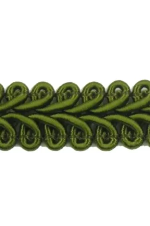 Actieprijs Sier Rayon Vlecht - Olijf 9 mm