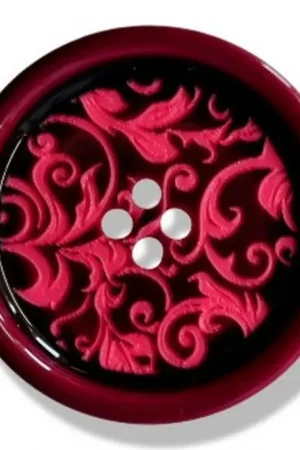 Actieprijs Knoop 4-gats Damast Roze (15-25 mm)