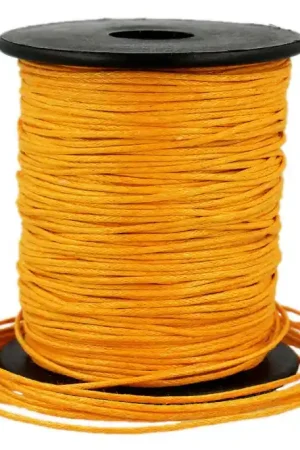 Waxkoord Rol (70 m) Oranje 1 mm Op = Op
