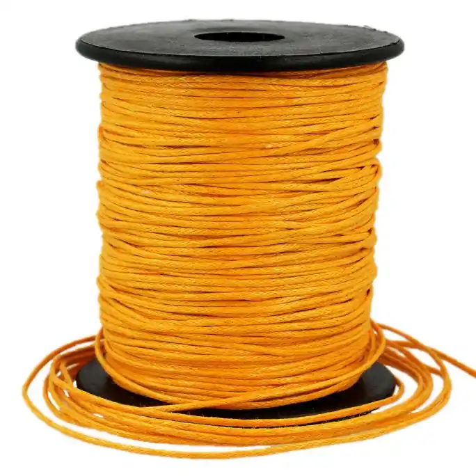 Waxkoord Rol (70 m) Oranje 1 mm Op = Op