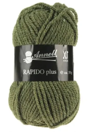 Wol Annell Rapido Plus 9349 - Mosgroen Meest Verkocht