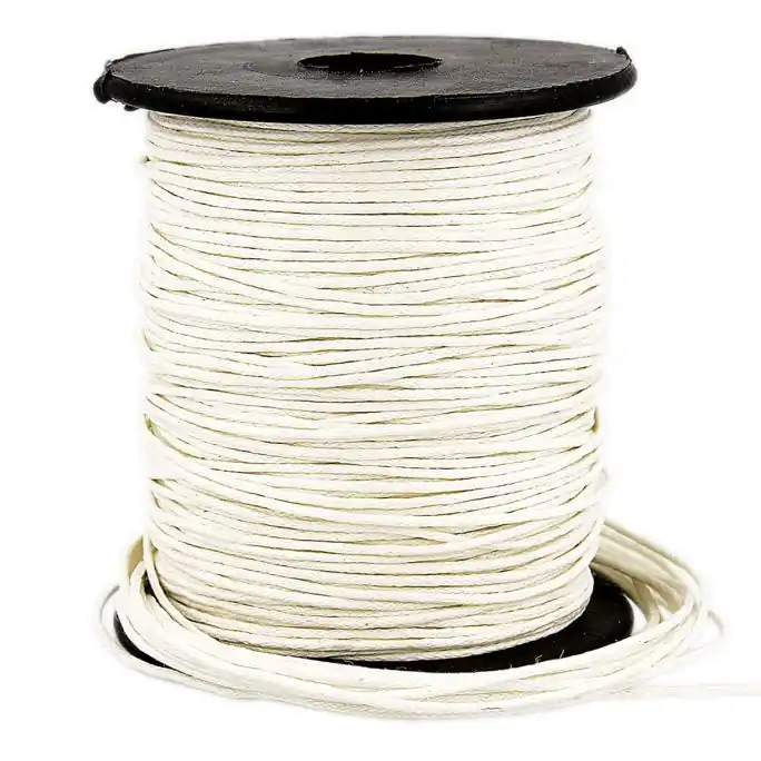 Waxkoord Rol (70 m) Wit 1 mm Nieuw