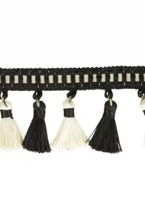 Alleen Vandaag Flosjesband Luxe - Zwart Wit 70 mm