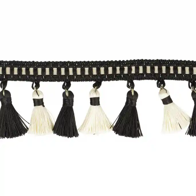 Alleen Vandaag Flosjesband Luxe - Zwart Wit 70 mm