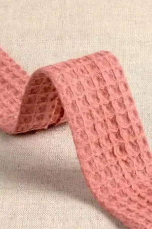 Wafel Biasband Katoen - Koraal 27 mm Direct Verzonden