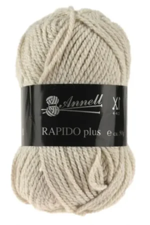 Wol Annell Rapido Plus 9329 - Gemêleerd Naturel Alleen Vandaag