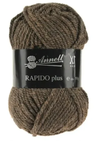 Wol Annell Rapido Plus 9301 - Gemêleerd Bruin Direct Beschikbaar