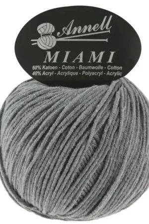 Wol Miami - 8957 Donker Grijs Flitsaanbieding