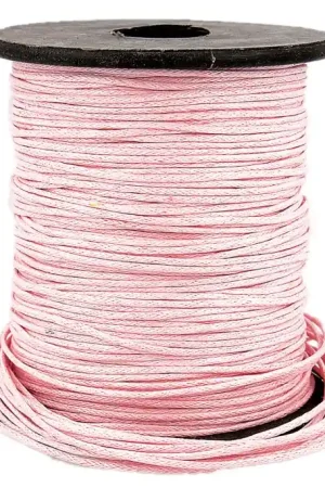 Waxkoord Rol (70 m) Roze 1 mm Direct Verzonden