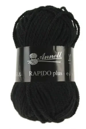 Wol Annell Rapido Plus 9259 - Zwart Speciale Aanbieding