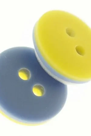 2-Gats Knoop Dubbelzijdig Geel\\/Blauw (12-20 mm) Goedkoop