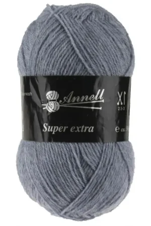 Wol Annell Super Extra - 2940 Melle Licht Blauw Alleen Vandaag