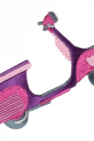 Populair Strijkapplicatie Scooter Roze