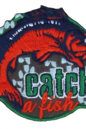 Strijkapplicatie Catch A Fish Populair