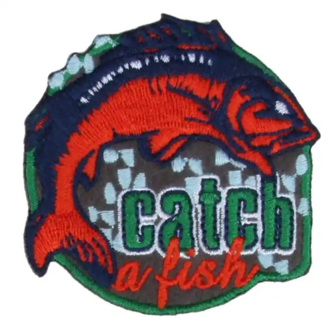 Strijkapplicatie Catch A Fish Populair