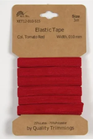 Actieprijs Elastiek Rood 10 mm