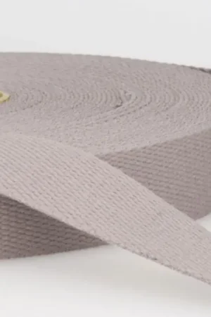 Voordeelprijs Katoenen Tassenband Grijs 25 mm