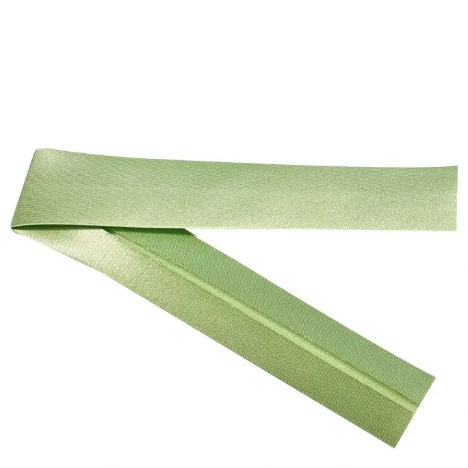 Weekendaanbieding Biasband Satijn - Licht Groen 20 mm