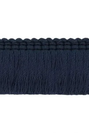 Voordeelprijs Franjeband Katoen Marine Blauw 30 mm