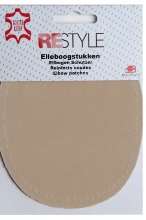 Voordeelprijs Elleboogstukken 100% Leer 2 Stuks Beige