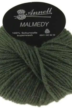 Wol Annell Malmedy 2549 - Olijf Groen Seizoensaanbieding