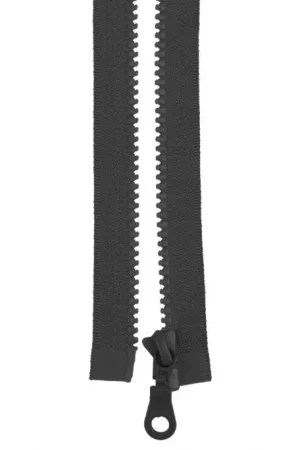 Aanbieding Bloktandrits YKK Deelbaar Zwart 6 mm