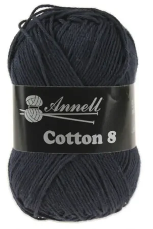Wol Annell Cotton 8 - 26 Marine Blauw Veilige Betaling