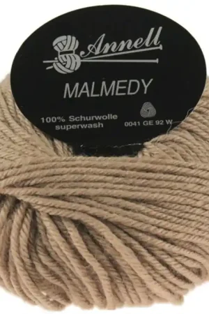 Wol Annell Malmedy 2531 - Licht Bruin Gratis Verzending